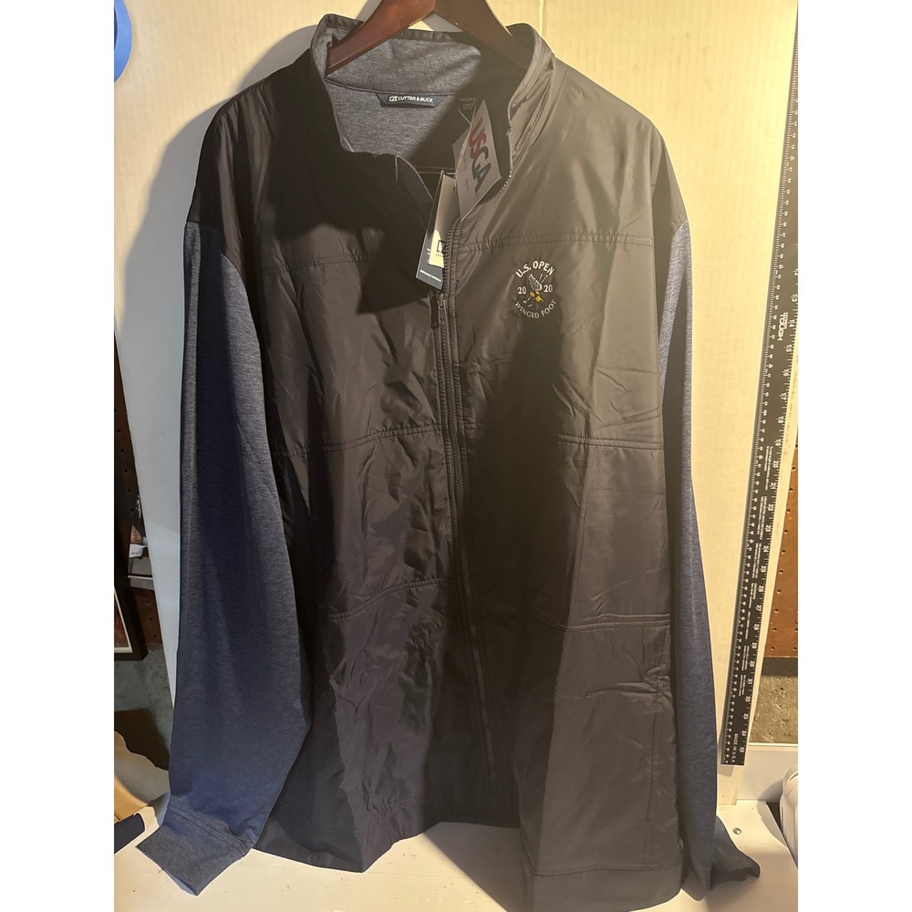 Cutter & Buck US Open 2020 Winged Foot Hybrid Golf Jacket Mens 4XT Blue New